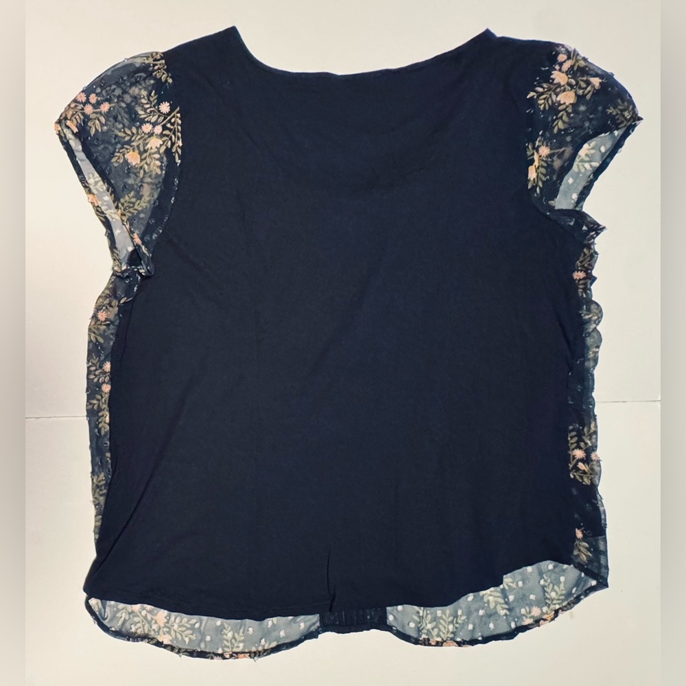 Floral Ditzy Patterned Top, Lauren Conrad, size XXL - Picture 12 of 13